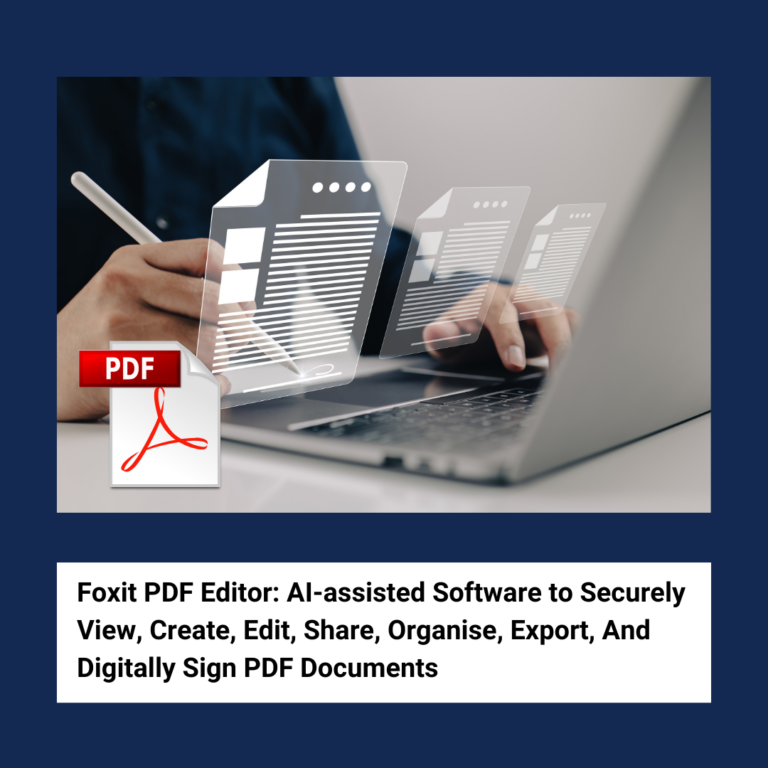 Foxit Software Pdf Editor Foxit PDF Editor: AI-assisted Software to Securely View, Create, Edit ...
